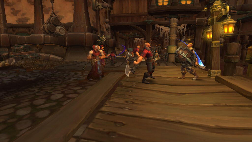 WoW fight in dungeon